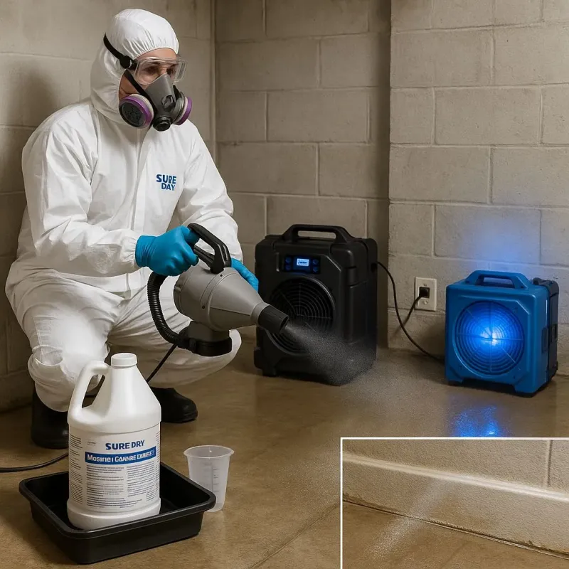 Sanitization and Odor Removal process in North Hills, NY